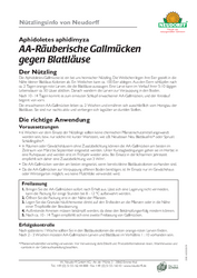 AA-Räuberische Gallmücken gegen Blattläuse