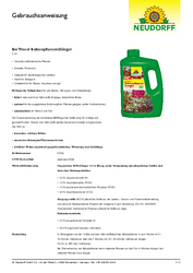 BioTrissol BalkonpflanzenDünger