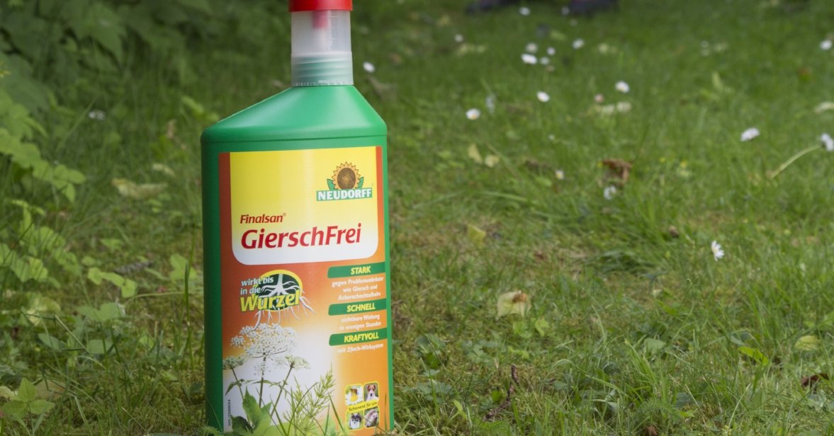 Finalsan Gierschfrei gibt es auch als Konzentrat für größere Flächen