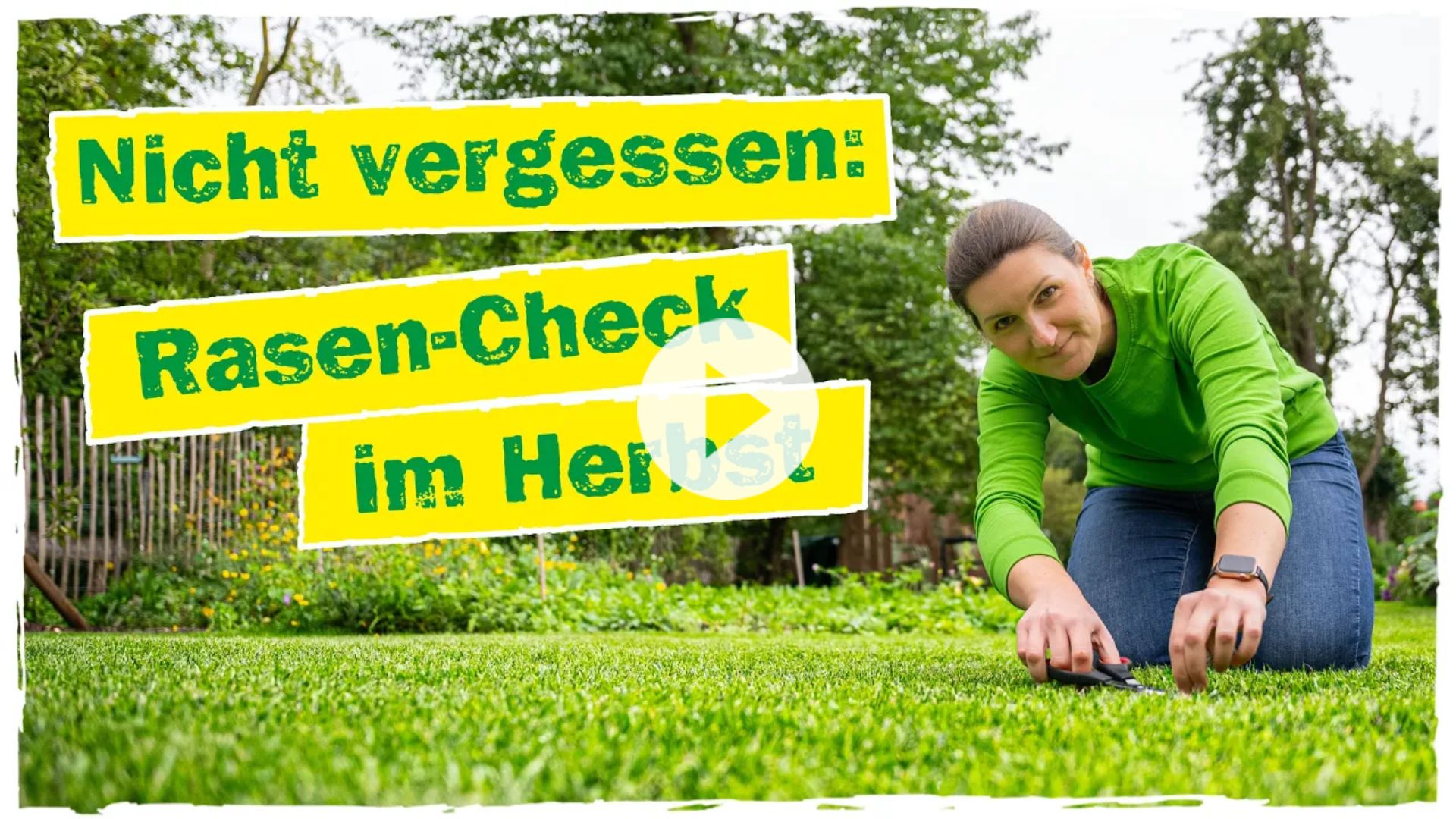 Rasencheck im Herbst