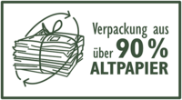 Verpackung 90% Altpapier hell