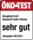 Ökotest - Gelb-Sticker